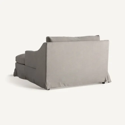 Chaise longue Arsac lin gris Vical Home — vue 4