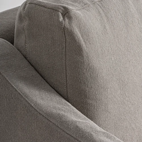 Chaise longue Arsac lin gris Vical Home — vue 8