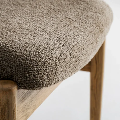 Chaise Namur frêne et lin taupe Vical Home — vue 5