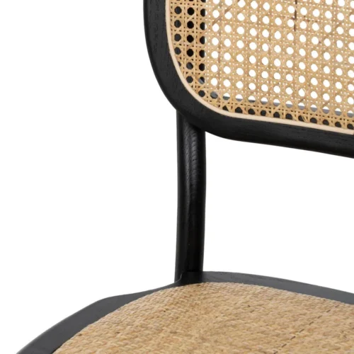 Chaise noire bois d'orme Ixia 45 cm — vue 6