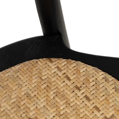 Chaise noire bois d'orme Ixia 45 cm — vue 9