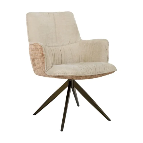 Chaise pivotante Chase ginger jacquard Richmond Interiors
