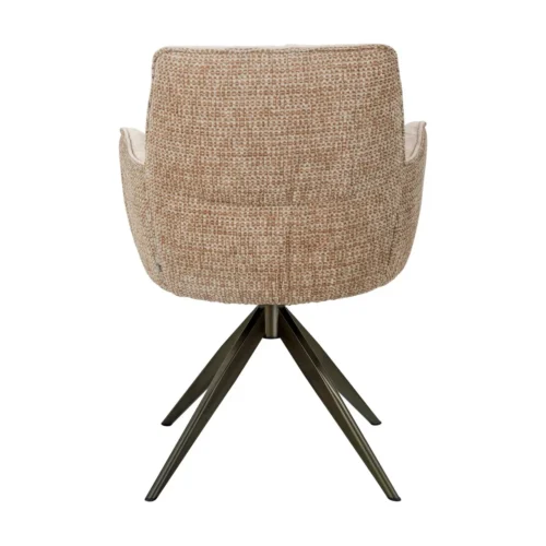 Chaise pivotante Chase ginger jacquard Richmond Interiors — vue 5
