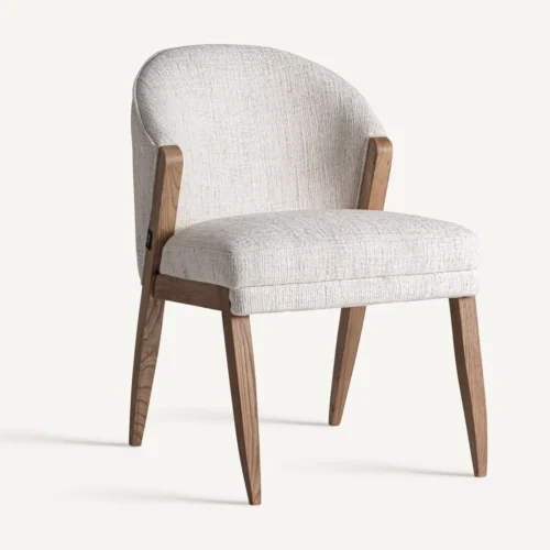 Chaise Prati bouclé beige Vical Home