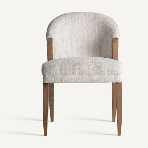 Chaise Prati bouclé beige Vical Home — vue 2