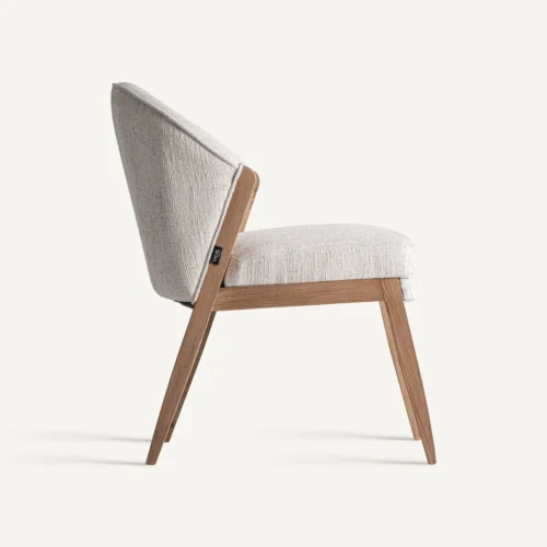 Chaise Prati bouclé beige Vical Home — vue 3