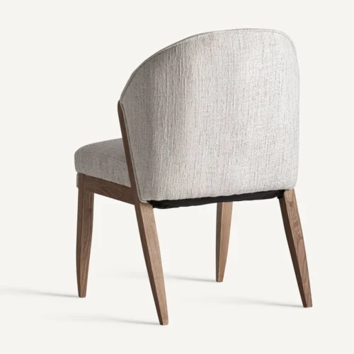 Chaise Prati bouclé beige Vical Home — vue 4