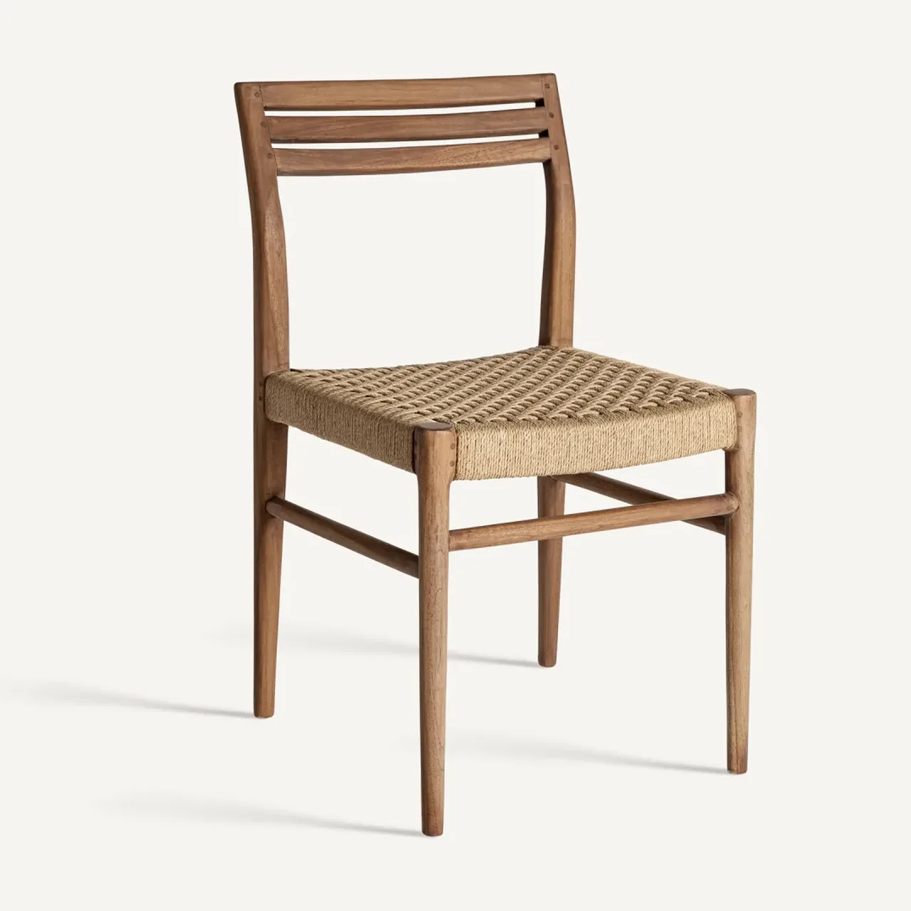 Chaise Souillac teck et corde lot de 2 Vical Home