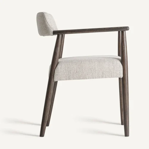 Chaise Staple frêne et gris Vical Home — vue 3