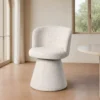 chaise tissu retour automatique ixia 55 cm creme 1