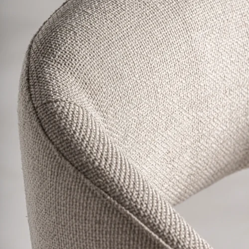 Chaise Veney beige et chêne marron clair Vical Home — vue 7