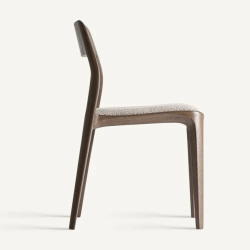 Chaise Vira vert et hévéa marron lot de 2 Vical Home — vue 3
