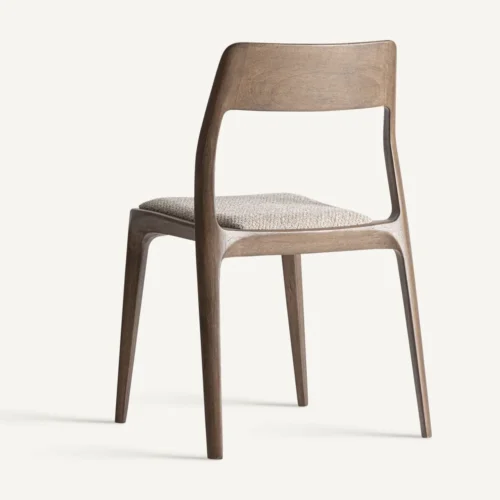 Chaise Vira vert et hévéa marron lot de 2 Vical Home — vue 4