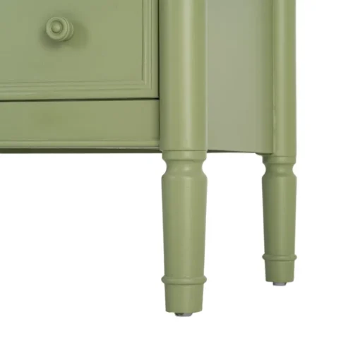 Commode bicolore naturel et vert Ixia 80 cm — vue 7