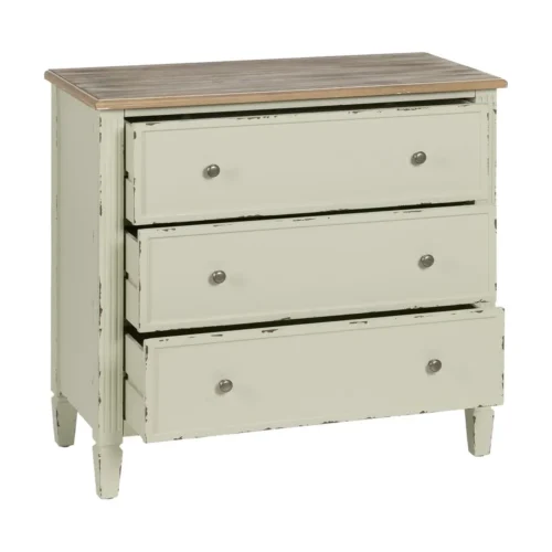 Commode bois beige Ixia 90 cm — vue 3