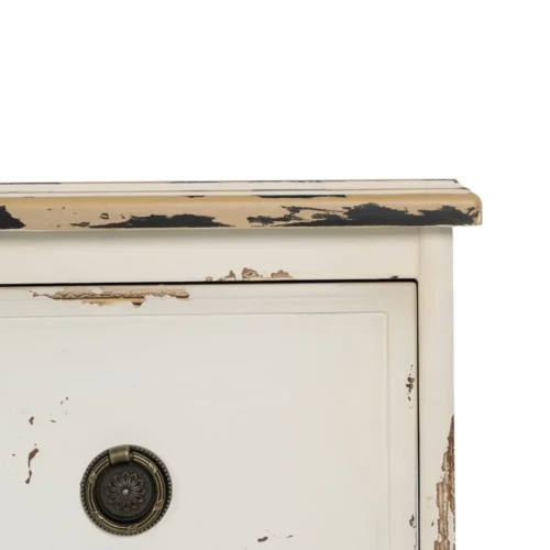 Commode bois blanc rosé Ixia 105 cm — vue 6