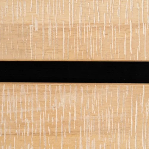 Commode bois et métal naturel et noir Ixia 99,5 cm — vue 8