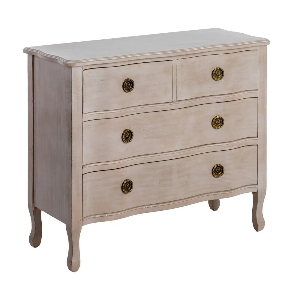 Commode bois marron clair Ixia 93 cm