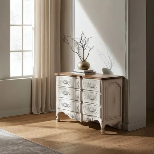 Commode bois massif Ixia 130 cm