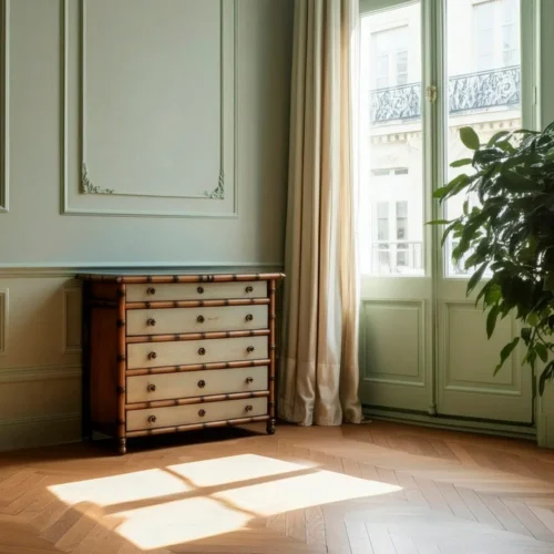 Commode bois massif Ixia 95 cm