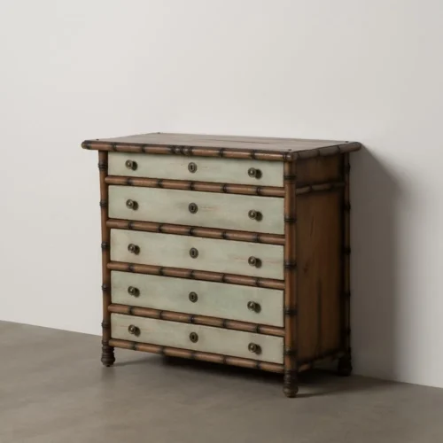 Commode bois massif Ixia 95 cm — vue 2