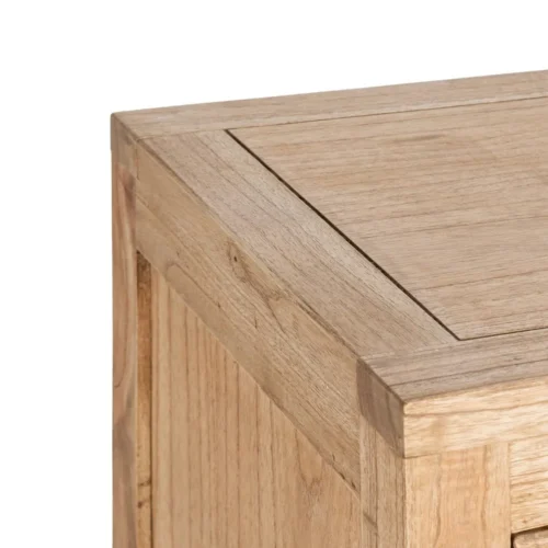 Commode bois massif naturel Ixia 90 cm — vue 7