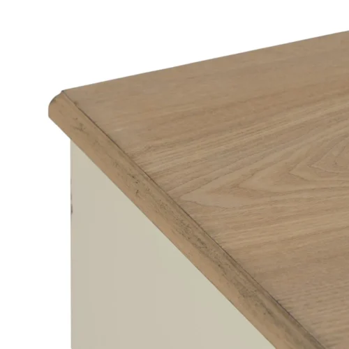 Commode bois naturel et crème Ixia 100 cm — vue 5