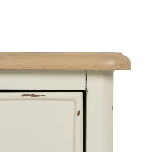 Commode bois naturel et crème Ixia 100 cm — vue 6