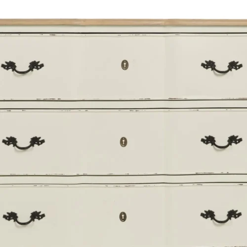 Commode bois naturel et crème Ixia 100 cm — vue 7