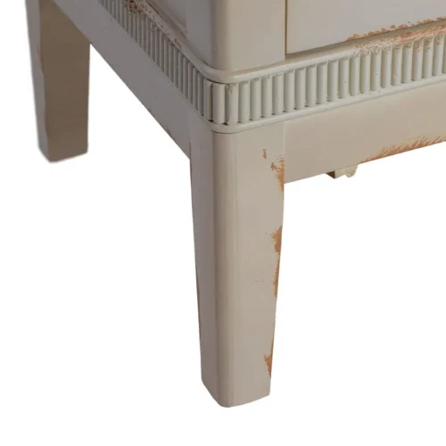 Commode bois naturel et crème Ixia 115 cm — vue 3