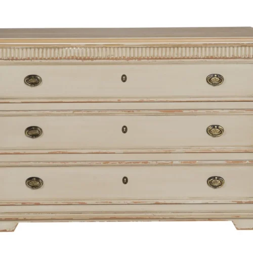 Commode bois naturel et crème Ixia 119,5 cm — vue 7