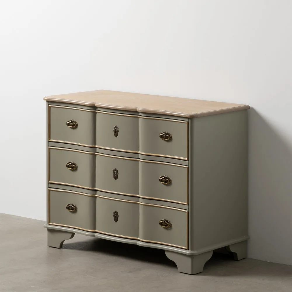 Commode bois taupe Ixia 100 cm