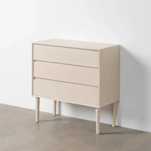 Commode crème finition laquée Ixia 75 cm — vue 10