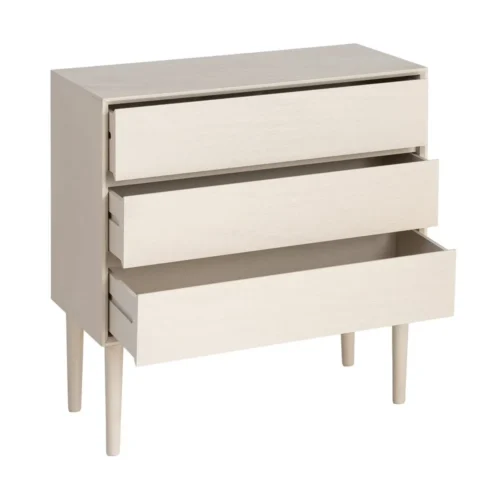 Commode crème finition laquée Ixia 75 cm — vue 3