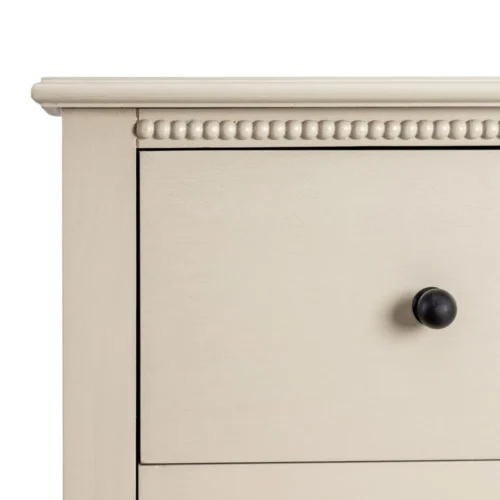Commode gris clair pieds bois Ixia 75 cm — vue 4