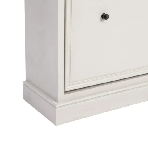 Commode gris clair rangement chaussures Ixia 80 cm — vue 3