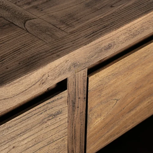 Commode Norvik orme marron six tiroirs Vical Home — vue 4