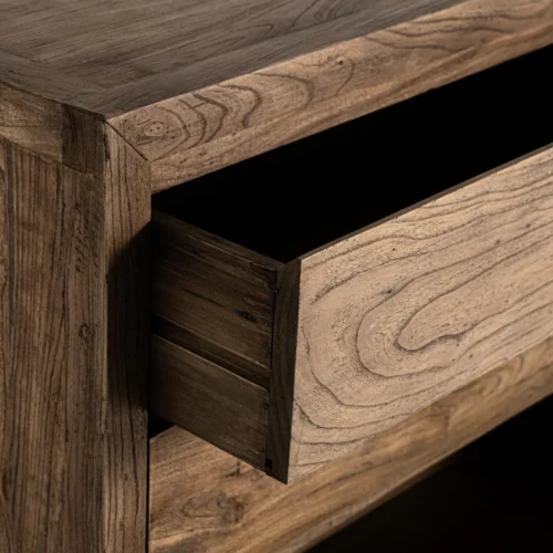 Commode Norvik orme marron six tiroirs Vical Home — vue 6