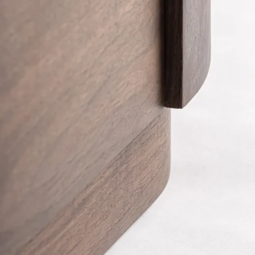 Commode Stuetta chêne et pierre frittée blanche Vical Home — vue 8