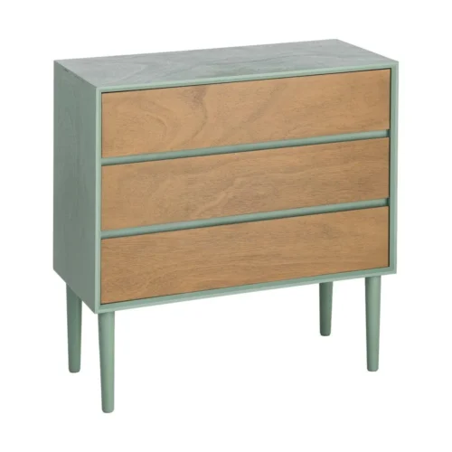 Commode verte finition laquée Ixia 75 cm — vue 2