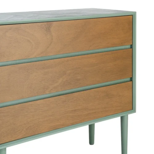 Commode verte finition laquée Ixia 75 cm — vue 3