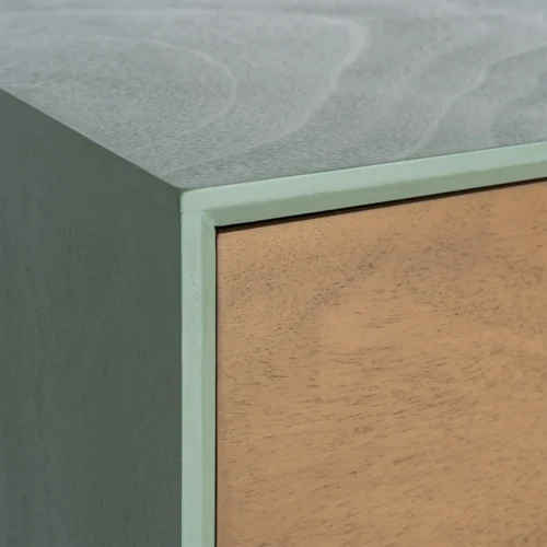 Commode verte finition laquée Ixia 75 cm — vue 5