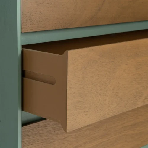 Commode verte finition laquée Ixia 75 cm — vue 6