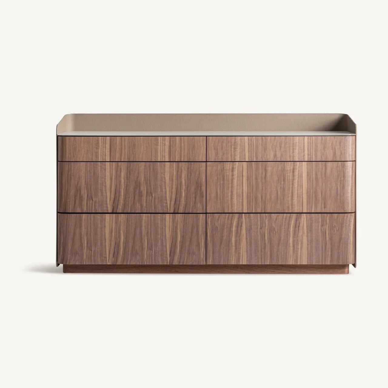 Commode Vizille noyer et beige Vical Home