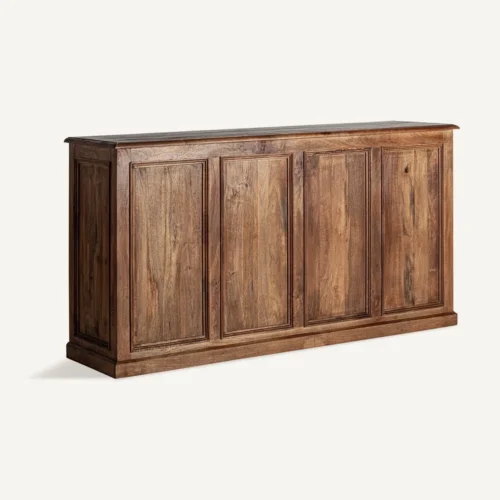 Comptoir Agen bois recyclé marron Vical Home — vue 2