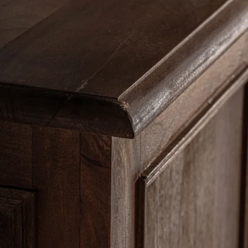 Comptoir Agen bois recyclé marron Vical Home — vue 4