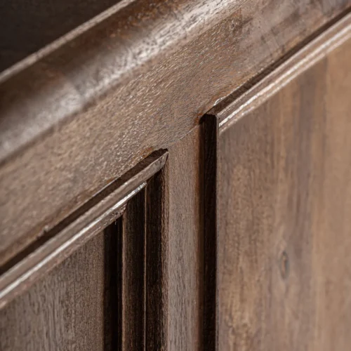 Comptoir Agen bois recyclé marron Vical Home — vue 5