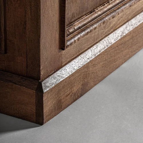 Comptoir Agen bois recyclé marron Vical Home — vue 7