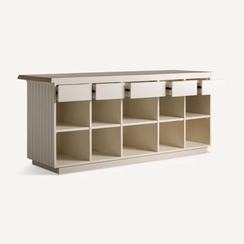 Comptoir Guipy manguier blanc et acacia Vical Home — vue 4