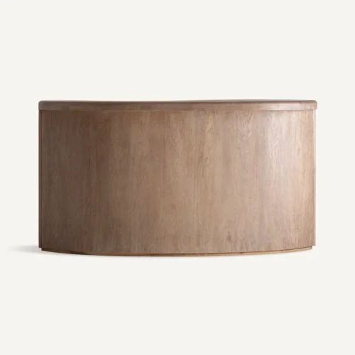 Comptoir Marboz chêne et marbre blanc Vical Home
